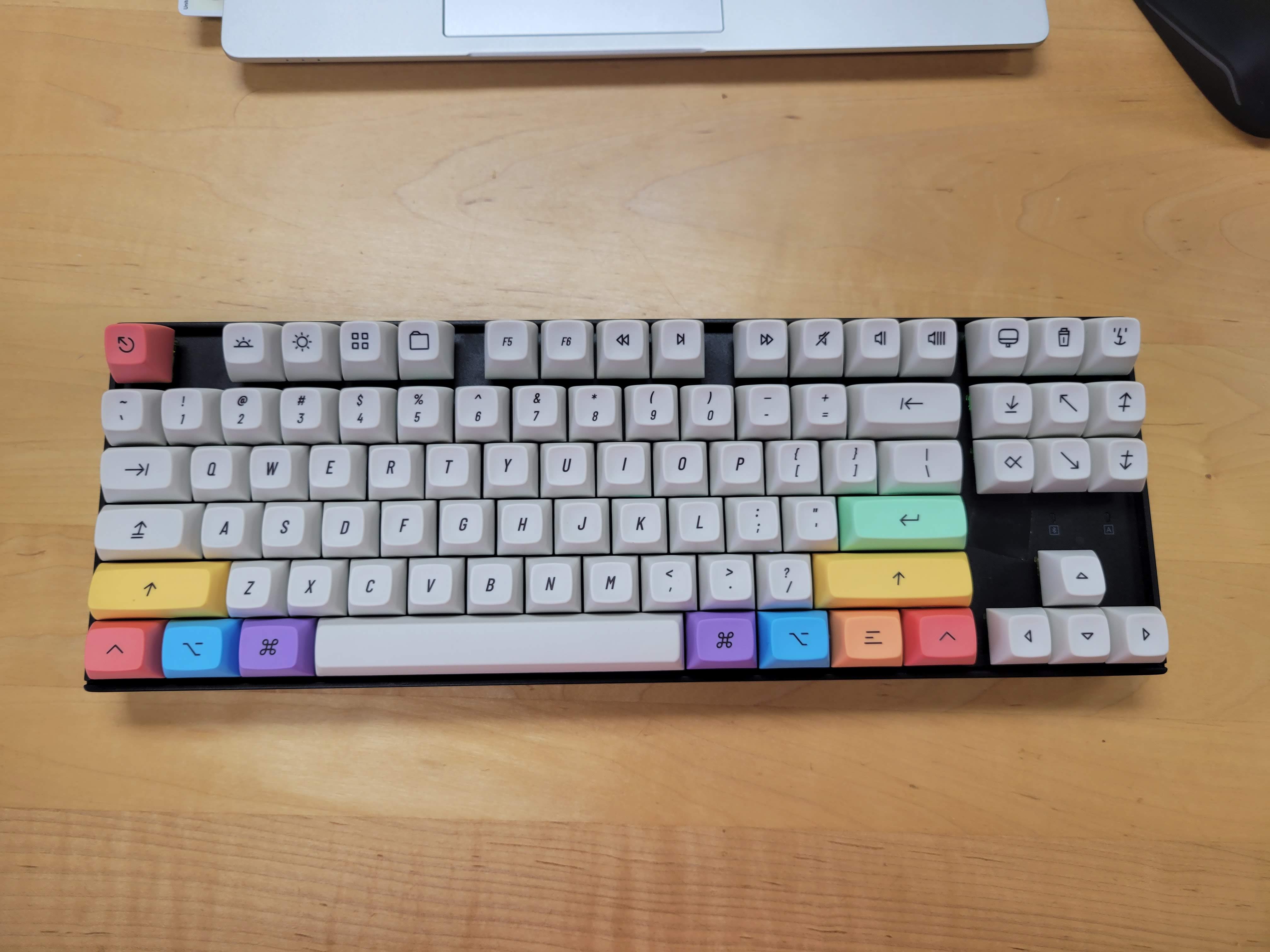 Keychron K8 with DROP + BIIP MT3 Extended 2048 Keycaps