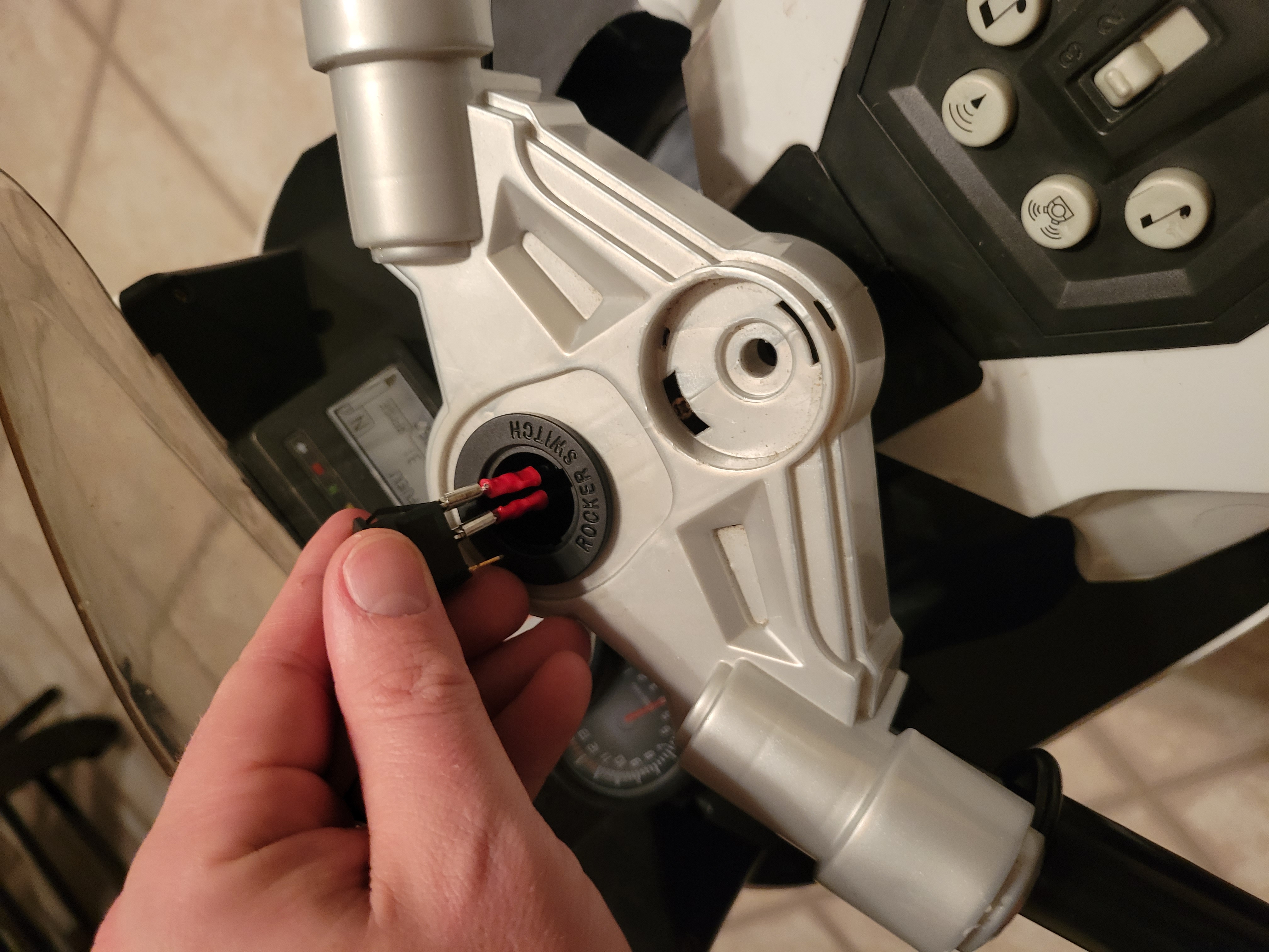bottom of replacement switch